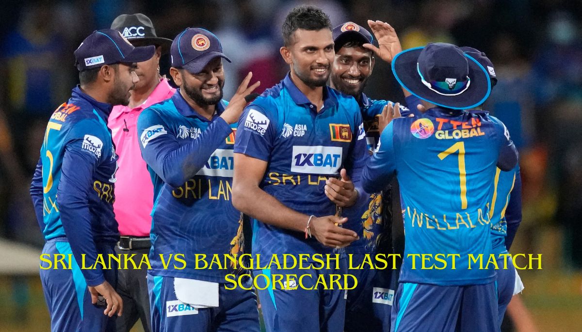 Sri Lanka Vs Bangladesh Last Test Match Scorecard