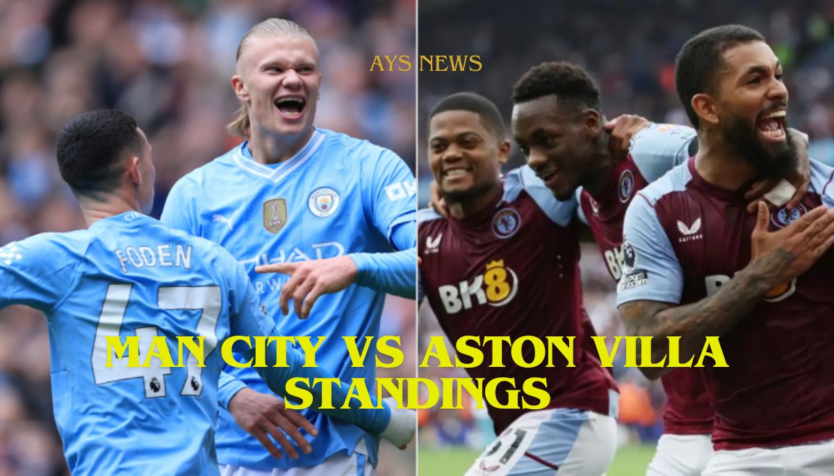 Man City Vs Aston Villa Standings
